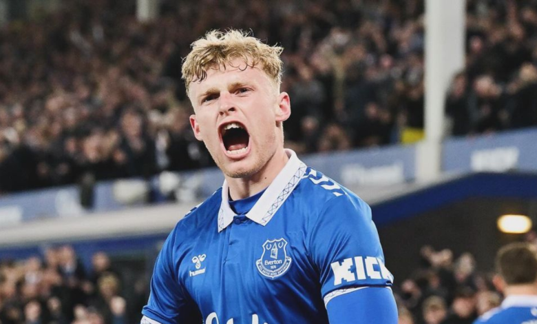 Ekspresi Jarrad Branthwaite dari Everton (c) Instagram @jarrad_b_