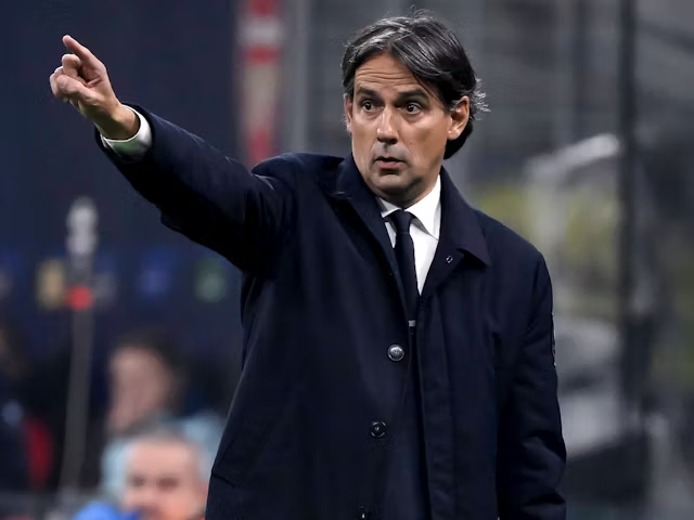 Pelatih Inter Milan Simone Inzaghi, November 2024 (c) IMAGO