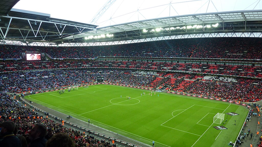 Stadion Wembley di London menjadi tuan rumah laga final Liga Champions UEFA 2023-2024 (c) Wikipedia