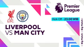 Link Live Streaming Liverpool vs Manchester City di Vidio