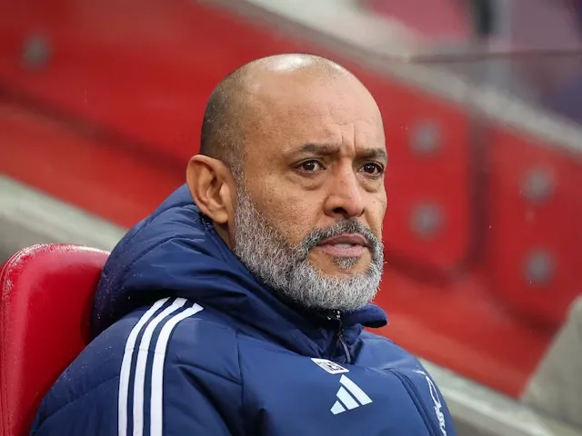 Manajer Nottingham Forest Nuno Espirito Santo difoto pada 21 Desember 2024 (c) Imago