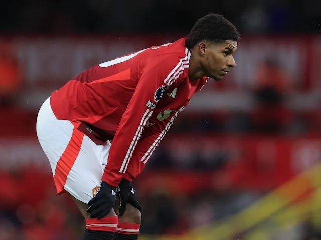 Marcus Rashford dari Manchester United pada 7 Desember 2024 (c) IMAGO