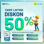 Cara Mendapatkan Diskon Tarif Listrik PLN 50% Mulai Januari 2025