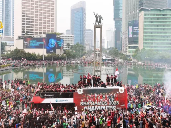 Kirab Juara SEA Games 2023 Berlangsung Meriah, Bentuk Terima Kasih kepada Pejuang Olahraga