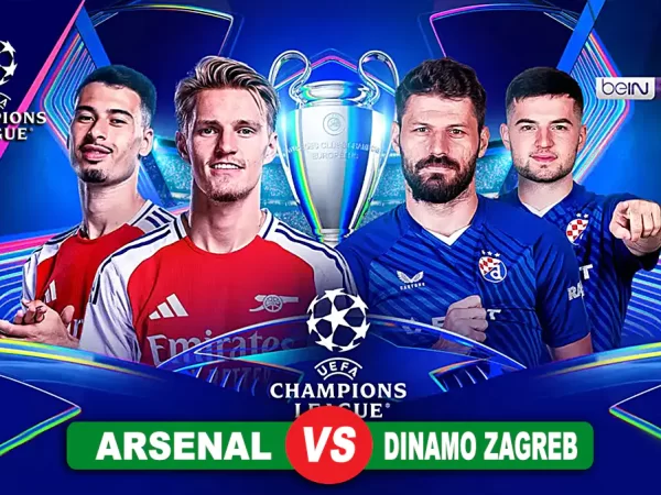 Prediksi Arsenal vs Dinamo Zagreb, Kamis 23 Januari 2025