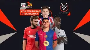 Prediksi Athletic Bilbao vs Barcelona di Semifinal Supercopa de Espana 2024/2025