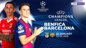 Prediksi Benfica vs Barcelona di Matchday 7 Liga Champions 2024-2025