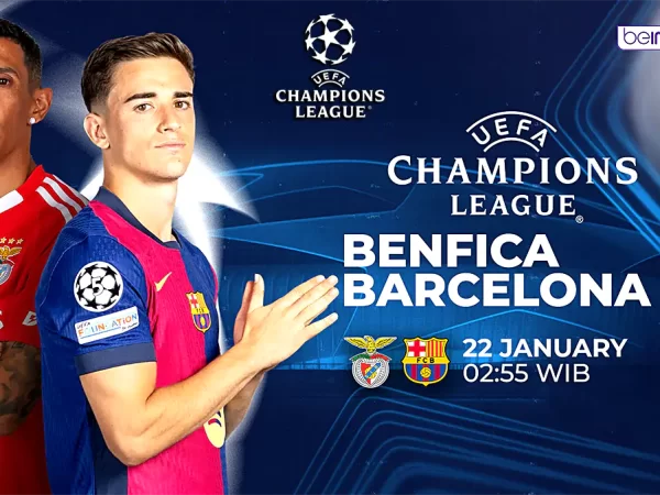 Prediksi Benfica vs Barcelona di Matchday 7 Liga Champions 2024-2025