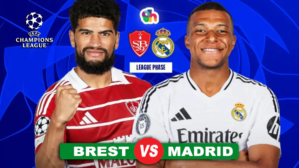 Prediksi Brest vs Real Madrid, Matchday 8 Liga Champions 30 Januari 2025