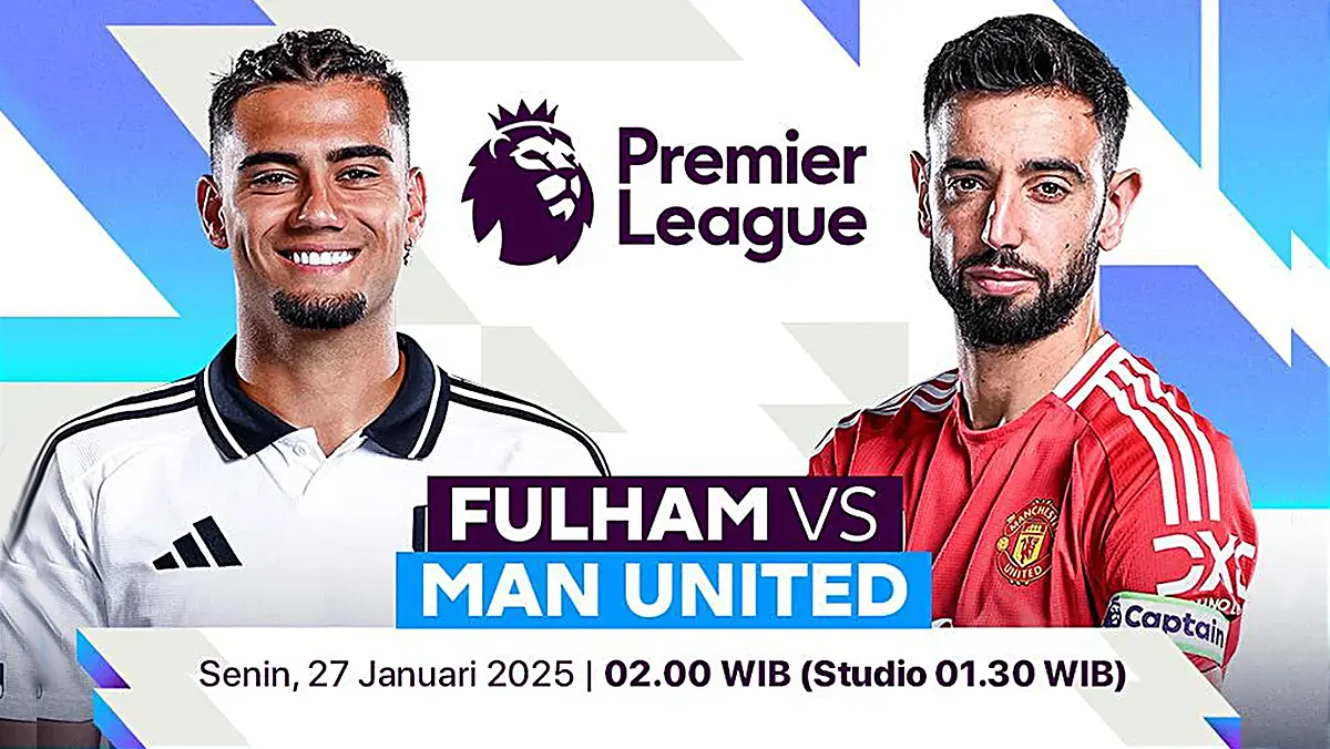 Prediksi Fulham vs Manchester United, Pekan ke-23 Liga Inggris 2024/2025