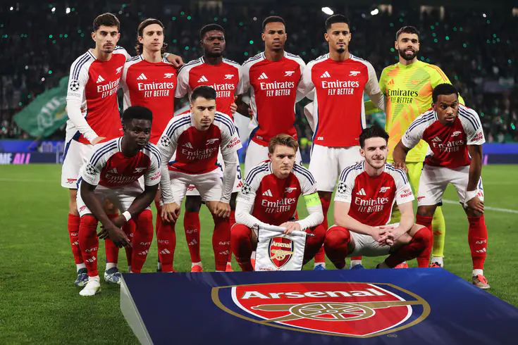 Skuad Arsenal 2024/2025 (Foto: Pinterest)