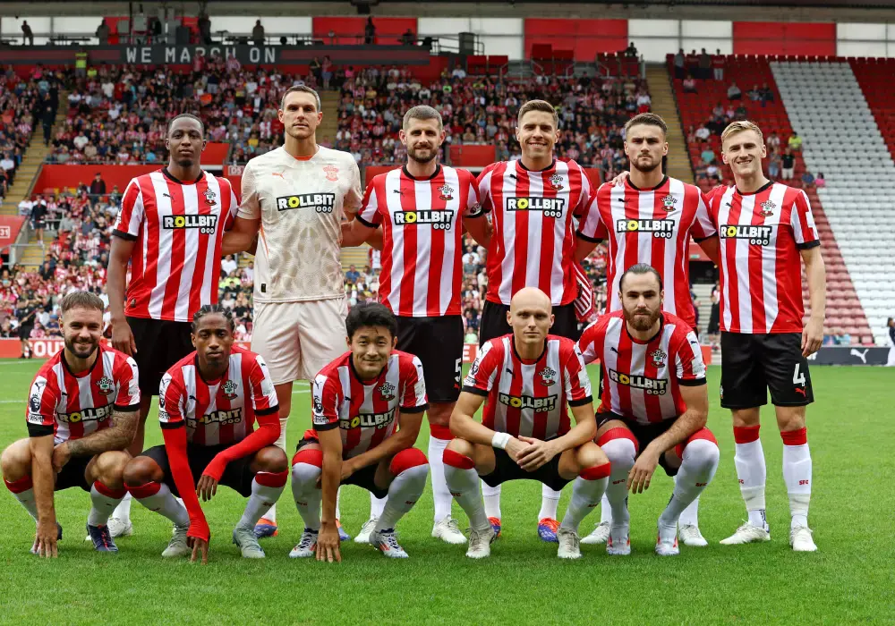 Squad Southampton 2024-2025 (c) Southampton FC