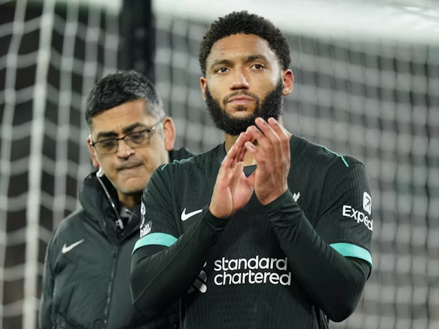 Bek Liverpool Joe Gomez pada bulan Desember 2024 (c) IMAGO