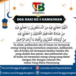 Doa Hari ke-5 Puasa Ramadhan