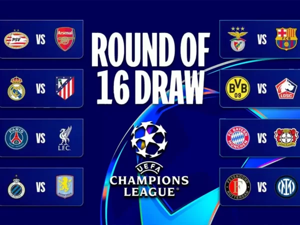 Jadwal Babak 16 Besar Liga Champions 2024/2025