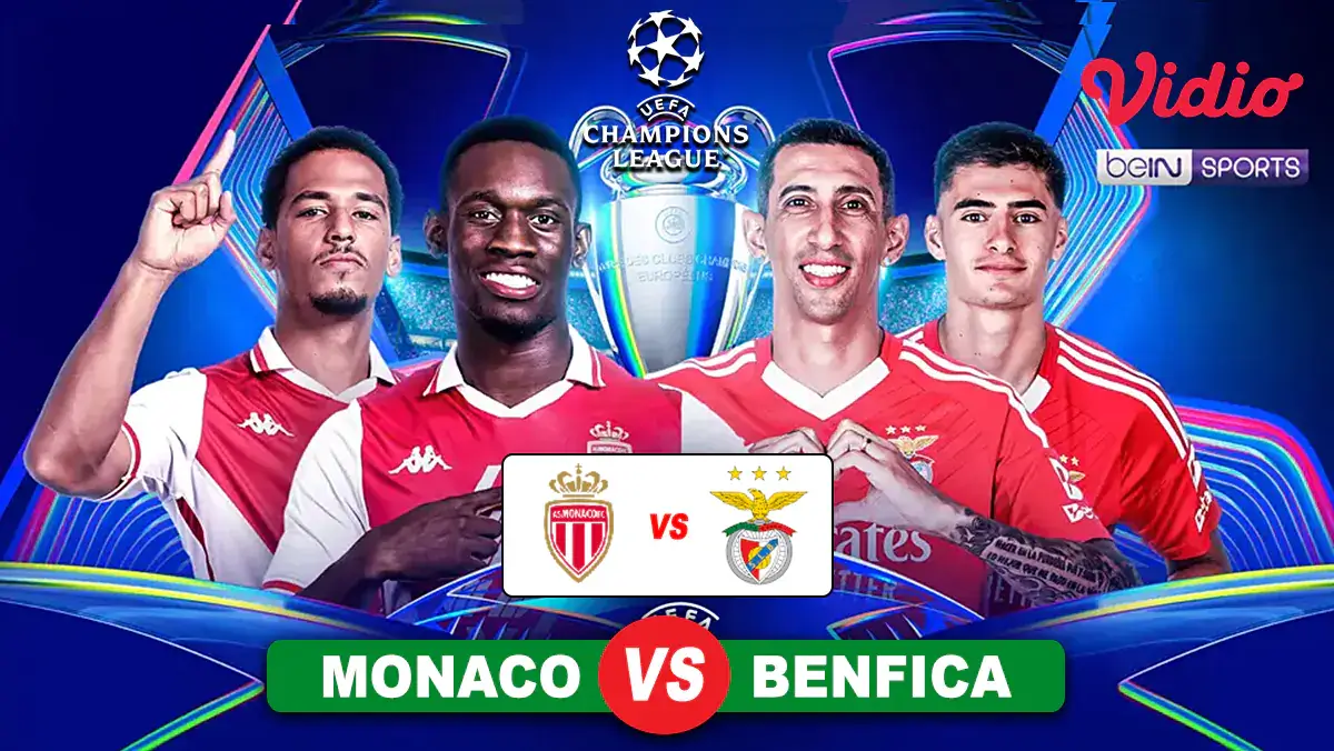 Prediksi AS Monaco vs Benfica di Leg Pertama Play-off fase gugur Liga Champions Eropa 2024-2025, 13 Februari 2025