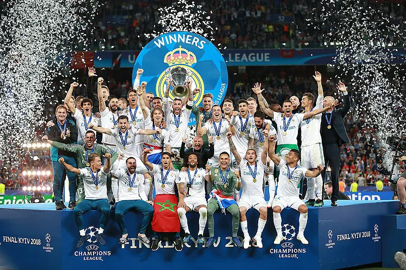 Real Madrid adalah klub tersukses di Liga Champions dengan total 14 gelar juara (c) Wikipedia