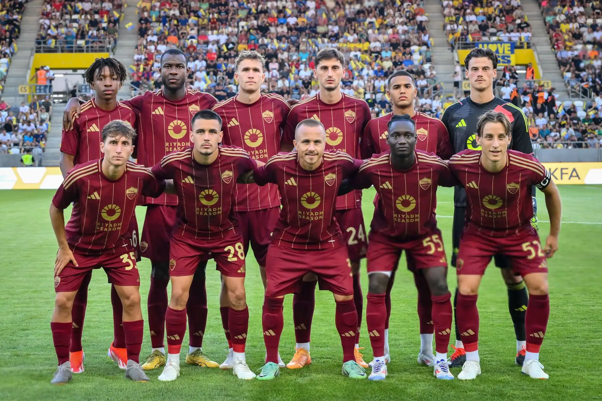 Squad AS Roma 2024/2025 (c) Ams_R on X