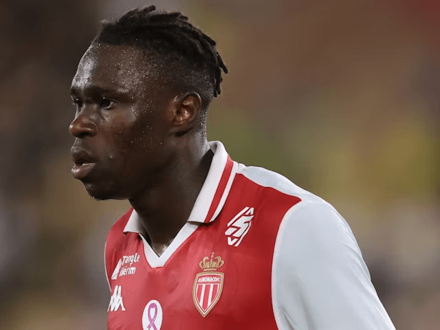 Wilfried Singo dari Monaco pada 18 Oktober 2024 (c) Imago