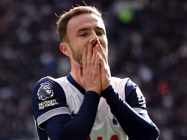 James Maddison dari Tottenham Hotspur difoto pada 19 Oktober 2024 (c) Imago