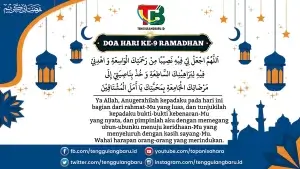 Doa Hari ke-9 Puasa Ramadhan serta Fadilah Sholat Tarawih Malam ke-9