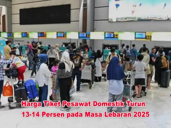 Harga Tiket Pesawat Domestik Turun 13-14 Persen pada Masa Lebaran 2025