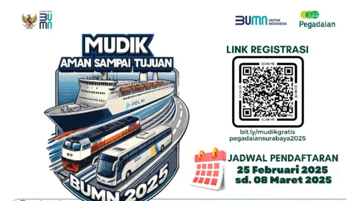 Berikut ini Link Mudik Gratis 2025