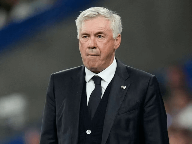 Pelatih kepala Real Madrid Carlo Ancelotti pada 5 Oktober 2024 (c) Imago