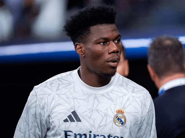 Aurelien Tchouameni dari Real Madrid selama pertandingan timnya melawan Borussia Dortmund, pada 22 Oktober 2024 (c) Imago/Sportsmole