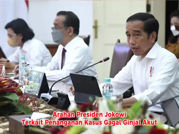 Arahan Presiden Jokowi Tentang Penanganan Kasus Gagal Ginjal Akut, Istana Bogor 24 Oktober 2022