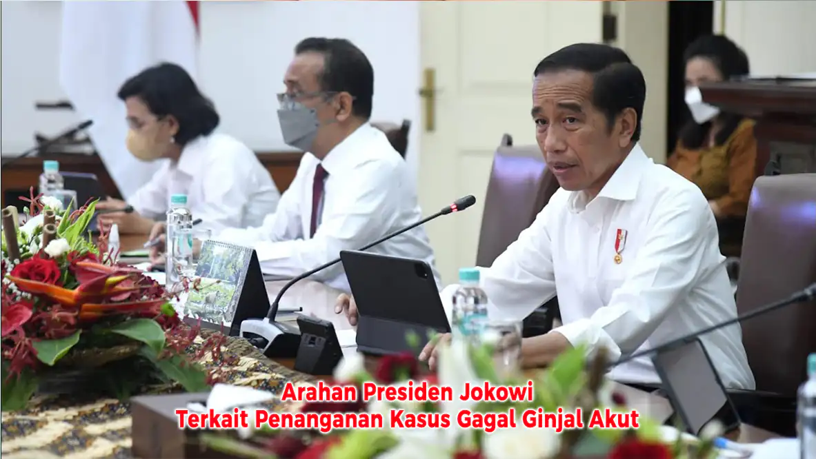 Arahan Presiden Jokowi Tentang Penanganan Kasus Gagal Ginjal Akut, Istana Bogor 24 Oktober 2022
