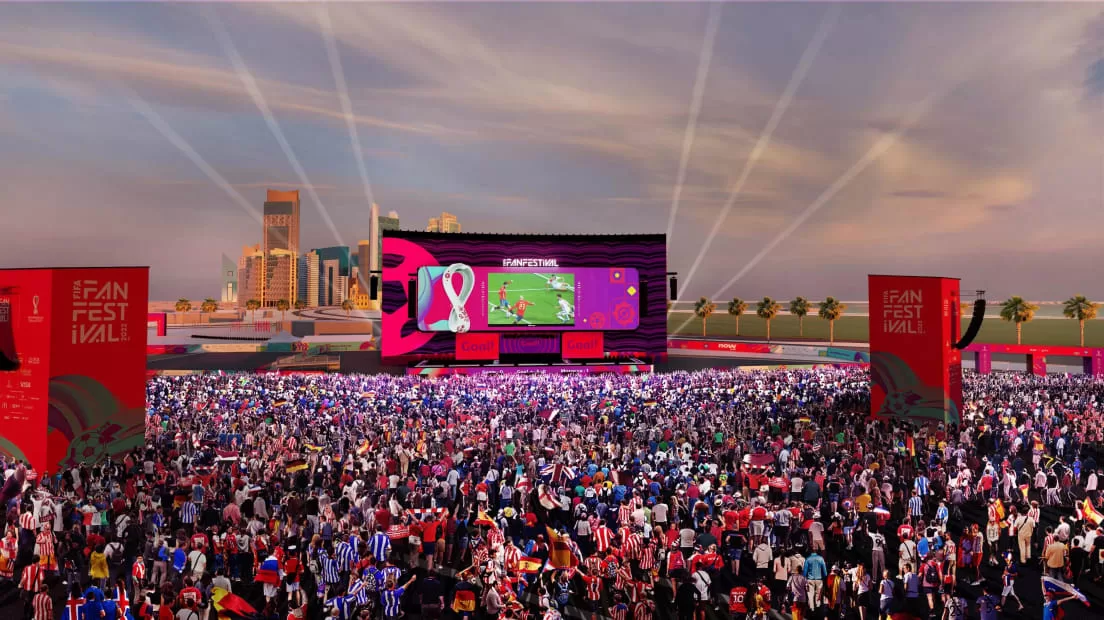 Festival jelang pembukaan Piala Dunia 2022 di Qatar. Sumber Gambar: rri.co.id