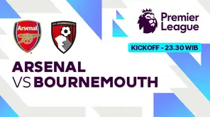Link Live Streaming Arsenal vs Bournemouth di Vidio pada Sabtu, 3 Mei 2025