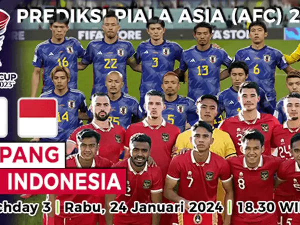Prediksi Jepang vs Indonesia di Piala Asia 2024, 24 Januari 2024