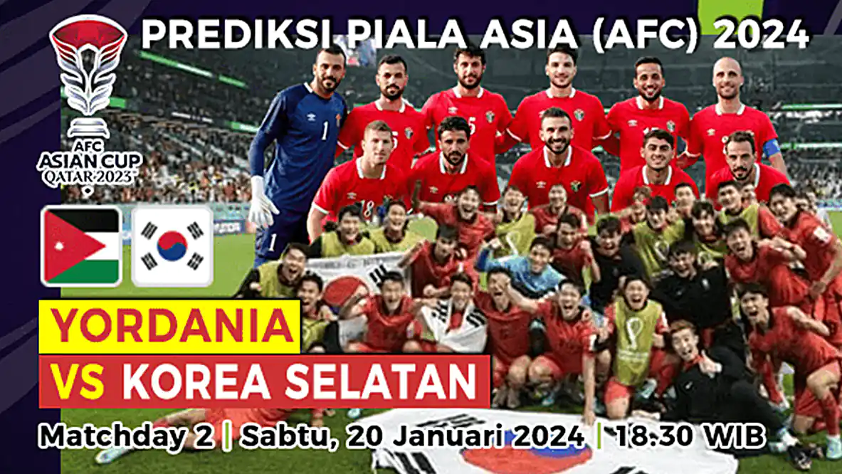 Prediksi Yordania vs Korea Selatan di Piala Asia 2024