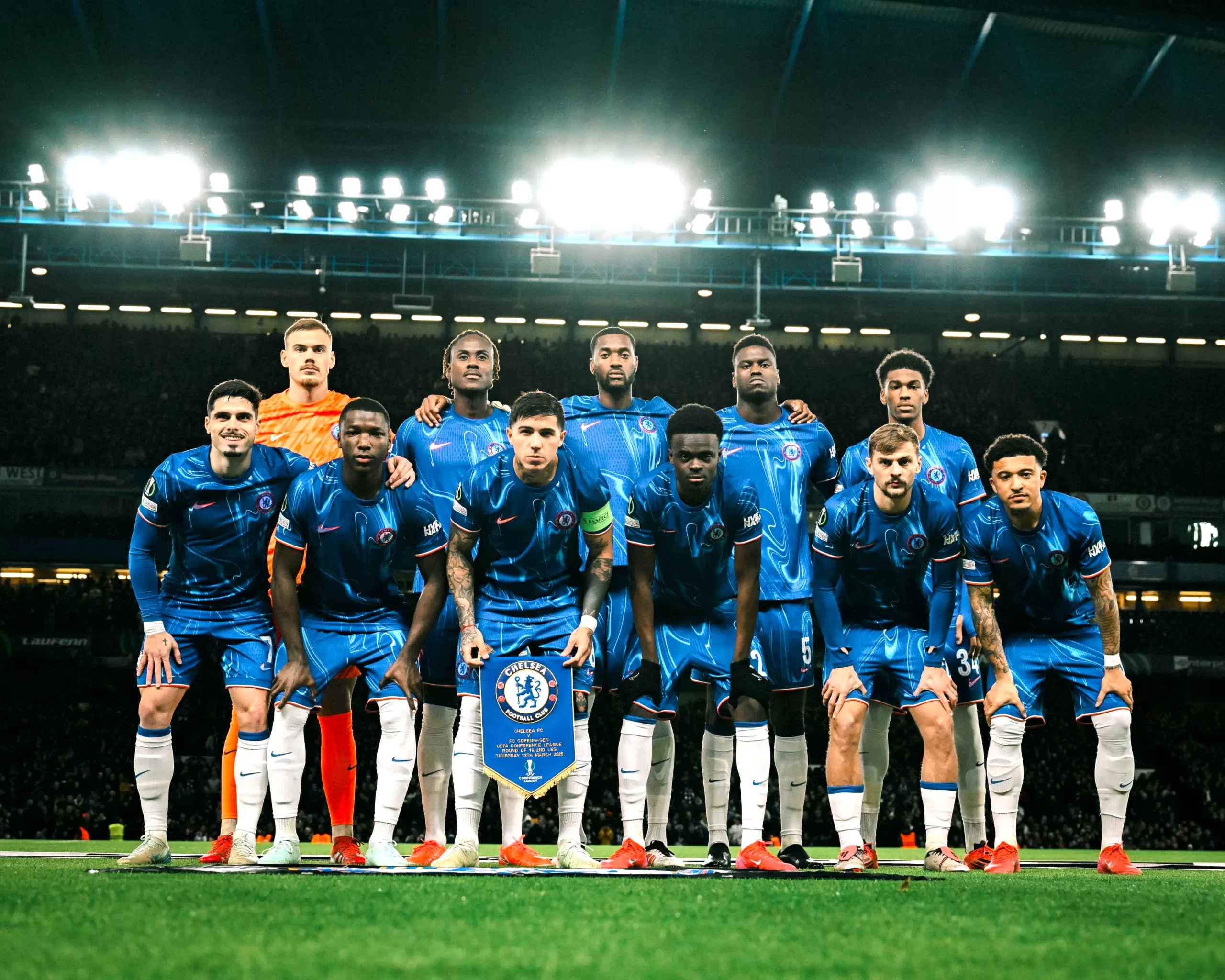Squad Chelsea pada 14 Maret 2025 (c) X/Chelsea FC @ChelseaFC