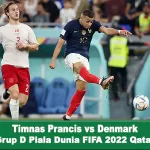 Laga Timnas Prancis dan Denmark di Grup D Piala Dunia FIFA 2022 Qatar