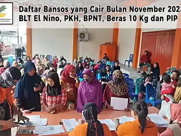 Daftar Bansos yang Cair Bulan November, BLT El Nino, PKH, BPNT, Beras 10 Kg dan PIP