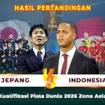 Hasil Jepang vs Indonesia 10 Juni 2025