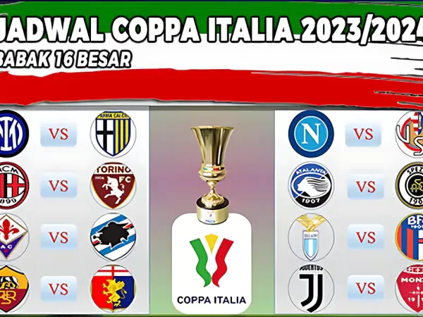 Jadwal Coppa Italia 2023/2024 Babak 16 Besar