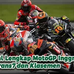 Jadwal Lengkap MotoGP Inggris 2023 Live Trans7 dan Klasemen