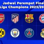 Jadwal Perempat Final Liga Champions 2023/2024