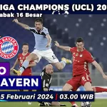 Lazio vs Bayern Munchen di Babak 16 Besar Liga Champions 2023/2024