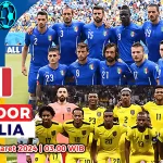 Prediksi Ekuador vs Italia di International Friendly 24 Maret 2024
