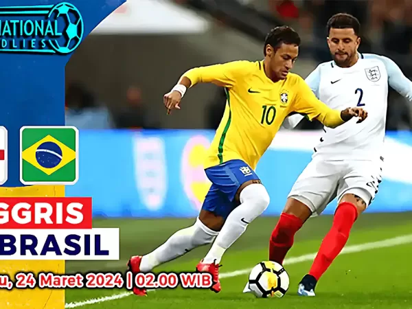 Prediksi Inggris vs Brasil di International Friendly 24 Maret 2024