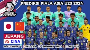 Prediksi Jepang vs China di Matchday 1 Piala Asia U-23 2024