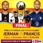 Prediksi Jerman vs Prancis di Final Piala Dunia U-17 2023
