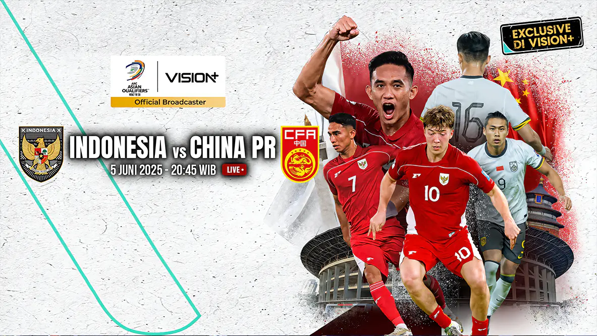 Timnas Indonesia vs China di Matchday ke-9 Kualifikasi Piala Dunia 2026