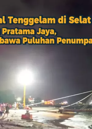 Kapal Tenggelam di Selat Bali: Tunu Pratama Jaya, Membawa Puluhan Penumpang