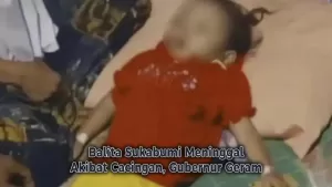 Balita Sukabumi Meninggal Akibat Cacingan, Gubernur Geram